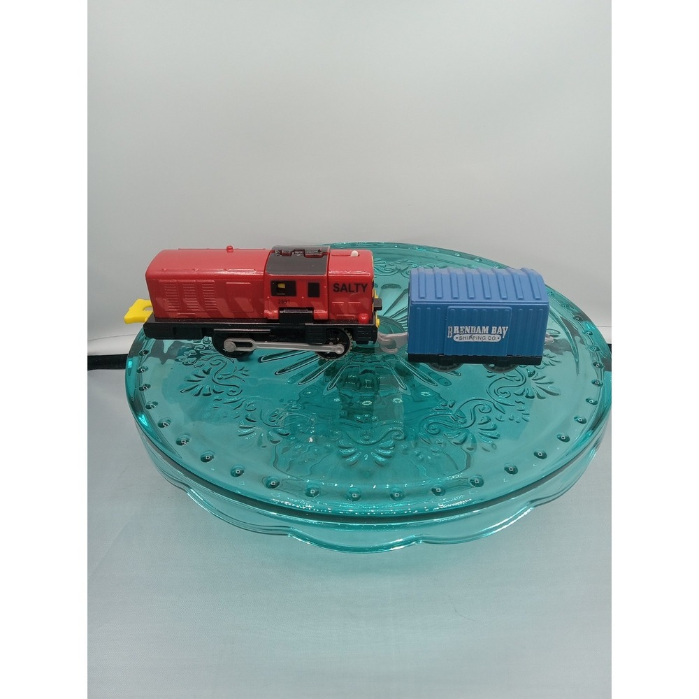 Thomas and Friends Trackmaster Motorized Salty Works Has Wear..‎